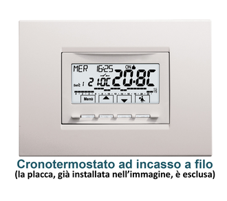 cronotermostato A FILO A INCASSO