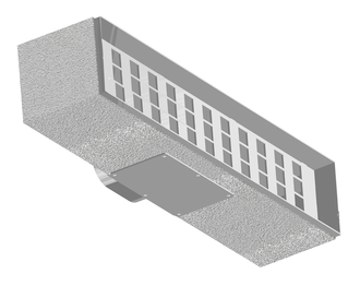 plenum PVC 4 feritoie per DL4