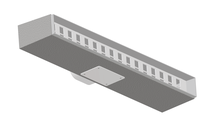 plenum PVC 2 feritoie per DL2